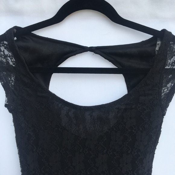 Streetwear Society Dress Womens Small Little Black Lace Sleeveless Scoop Neck - Picture 2 of 13